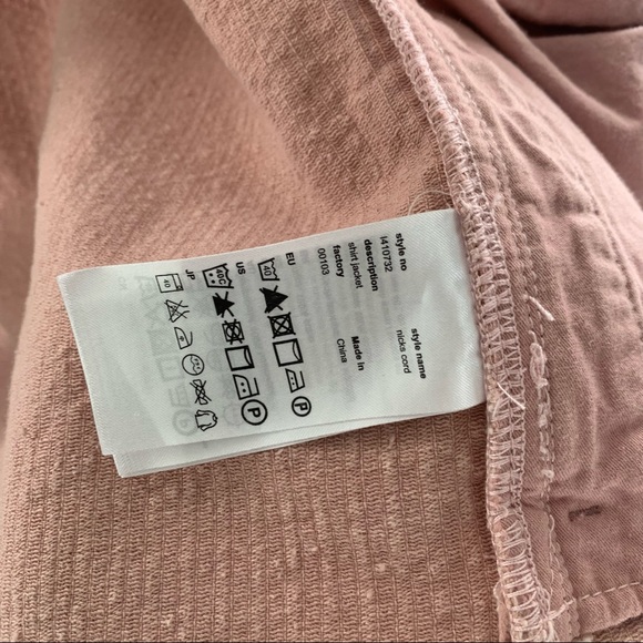 Wesc Pink Corduroy Oversized Jacket Men’s Size XL Women’s Size XXL - Picture 10 of 10